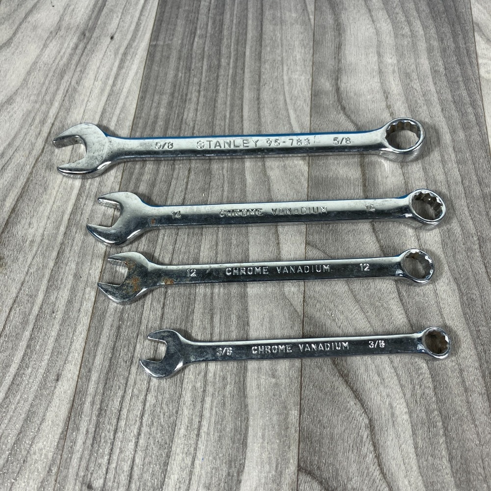 Stanley Combination Wrench Set‎ of 4 SAE 5/8 - 3/8